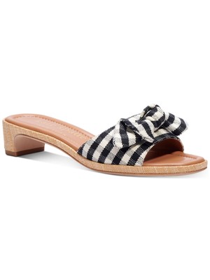 

Женские черные босоножки без шнуровки KATE SPADE NEW YORK Lilah Toe Block Heel Slip On 8,5 B, Черный, K3799