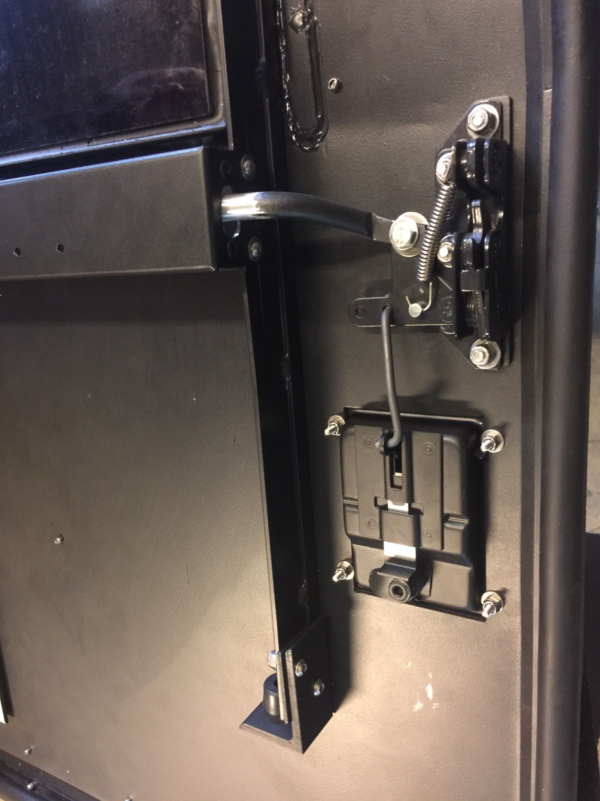 NEW BLACK MILITARY HUMVEE X-DOORS - 4 HARD DOORS - M998 HMMWV M1038 M1025