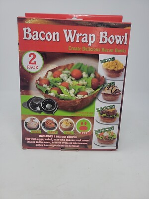 2 Pack-Bacon Wrap Bowls by Tekno products