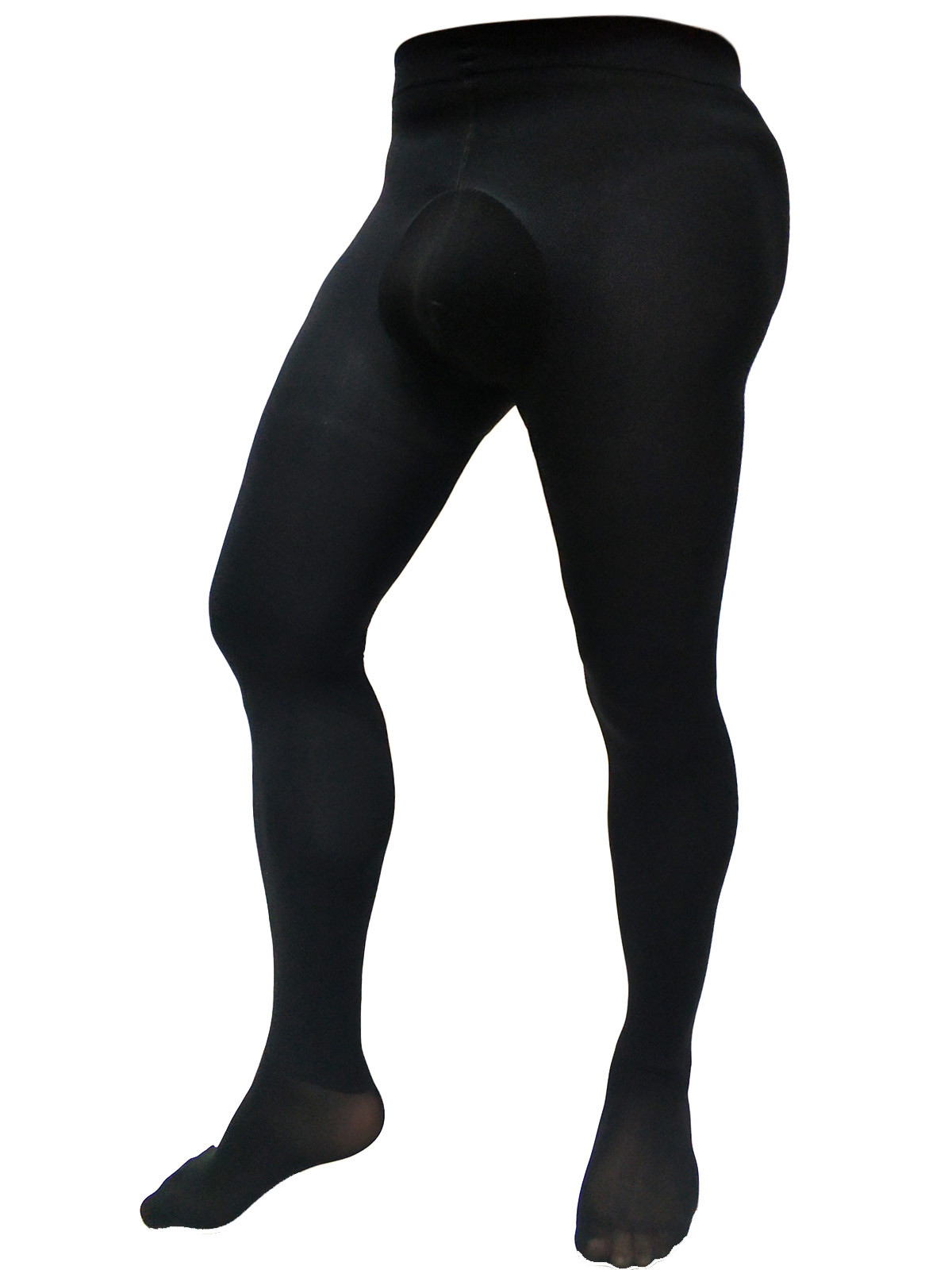 N-Platz Mens SMOOFIT 110 Denier Plain Knit Footed Thermal Tights