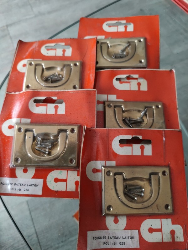 PoignÃ©E  Meubles Bateau En Laiton Vintage Vendu Ã  L' UnitÃ©E -Neuf Stock Ancien 