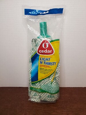 O-Cedar Light 'N Thirsty Cloth Mop Replacement Head Refill - NEW!