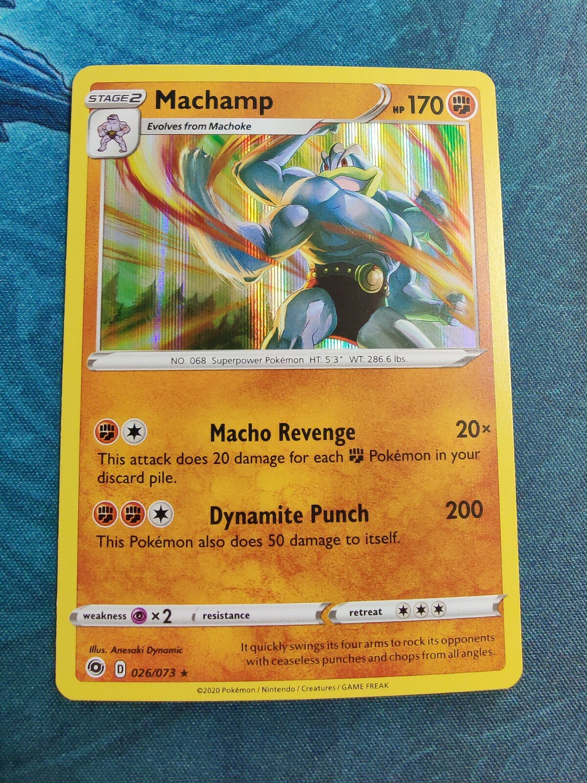 Machamp | Holo | MINT | Champion's Path 026/073 | Rare Machamp | Holo | MINT | Champion's Path 026/073 | Rare