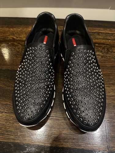 プラダのレザーエスパドリーユ⭐︎38サイズ ブラウン ナッパレザー エスパドリーユ | PRADA