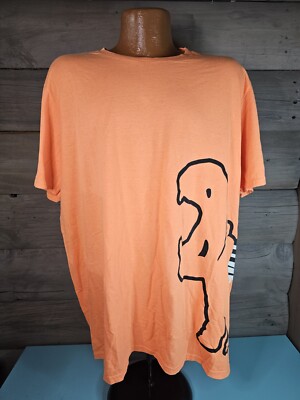 Nacho Hippo T Shirt Cantina Maximo, Myrtle Beach Hip Happens Orange Tee  2XL