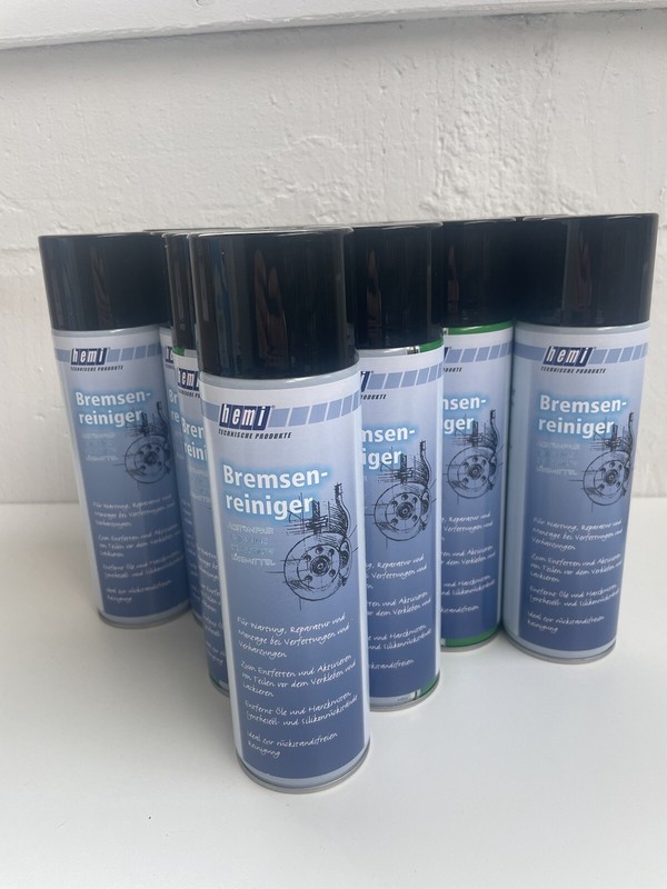 12x 500ml Intensiv Bremsenreiniger Teilereiniger Spraydose Entfetter He-Mi