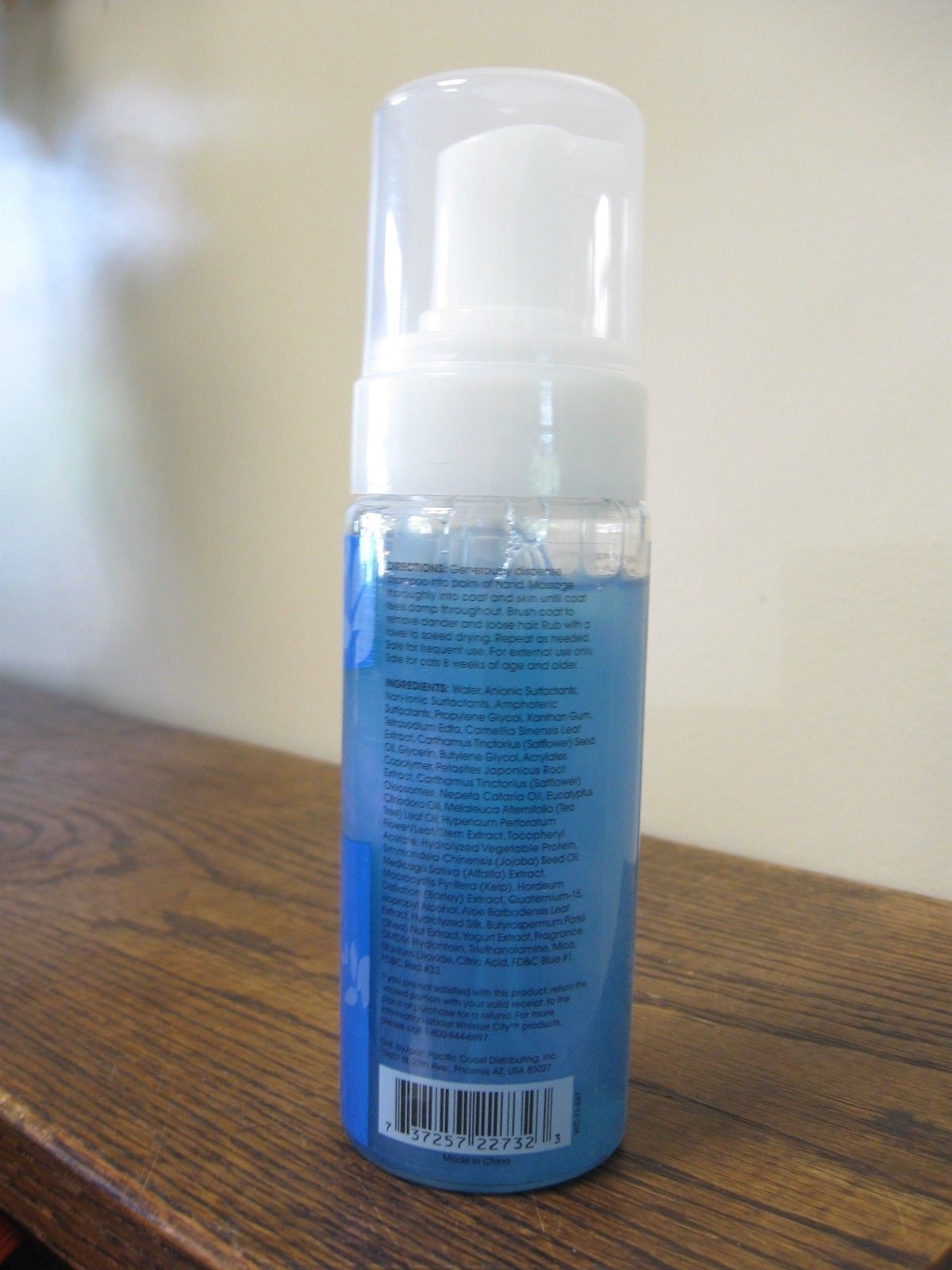 New! Whisker City Waterless Tearless Shampoo for Cats - Glacier Water 5oz