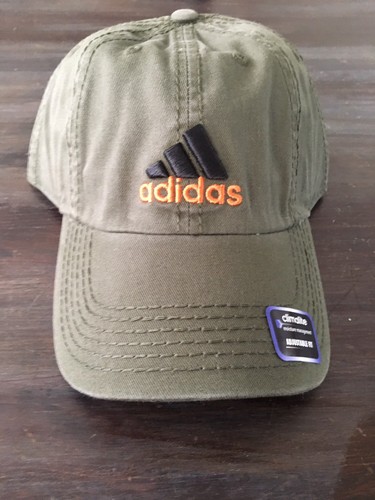 New 83 Mens ADIDAS Baseball Hat Weekend Warrior/Ultimate Olive Green Adjustable