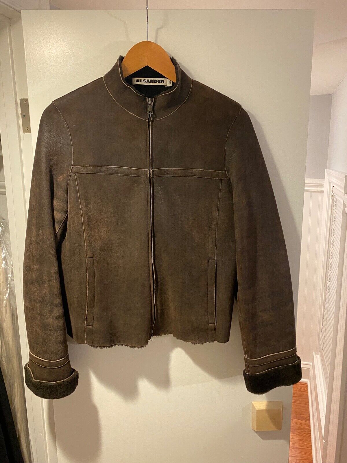Vintage Jil Sander Shearling Jacket – Brown | eBay Vintage Jil Sander Shearling Jacket – Brown | eBay