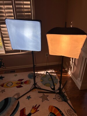 Softbox Photography Lighting Kit, 2Pcs 27'' x 27'' Professional Soft Box | 3000...