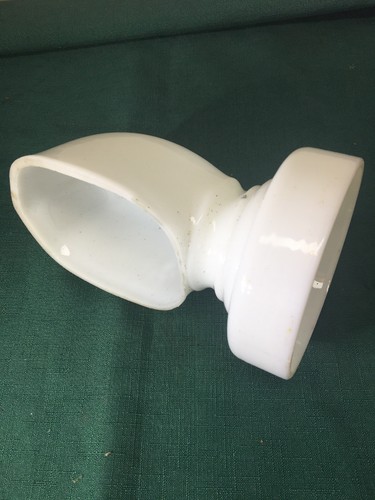 Milk Glass Bathroom Wall Sconce Light Fixture