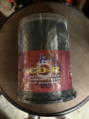 K Hypermedia CD-R Recordable 80MIN/700MB Multi Speed 48x Discs (100 on Spindle)*