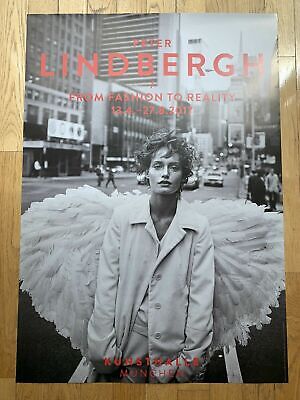 PETER LINDBERGH original VINTAGE exhibition POSTER Munich PETER LINDBERGH original VINTAGE exhibition POSTER Munich
