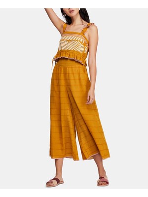 

Женский золотой топ без рукавов FREE PEOPLE