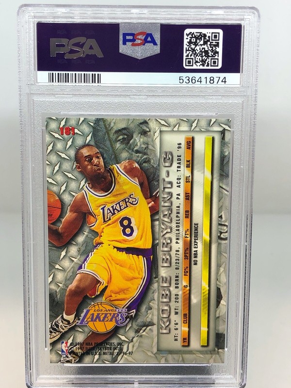 その他 Kobe Bryant Kobe Bryant 1996 Metal #181 Precious Metal Price Guide
