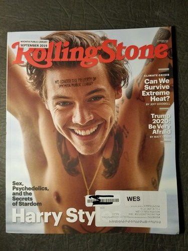 Harry Styles Rolling Stone Magazine September 2019 Issue
