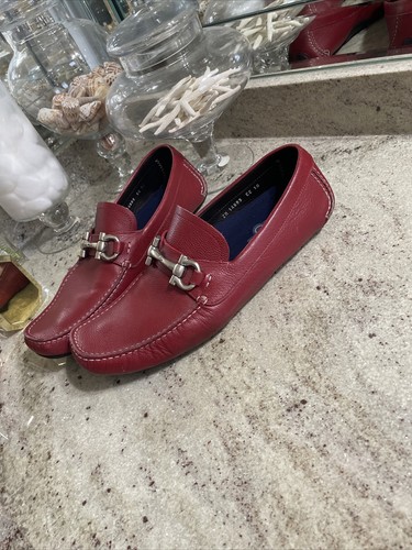 RARE SALVATORE FERRAGAMO 'Parigi' Moccasin Loafer, Red, Size RARE SALVATORE FERRAGAMO 'Parigi' Moccasin Loafer, Red, Size