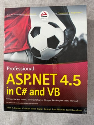 Professional ASP.NET 4.5 in C# and VB