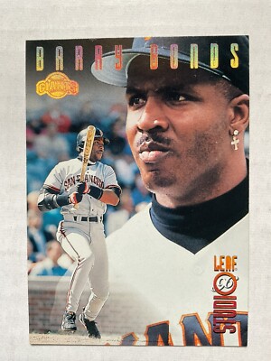 1996 Leaf Studio Barry Bonds Press Proof Bronze #76 Giants One Of 2000