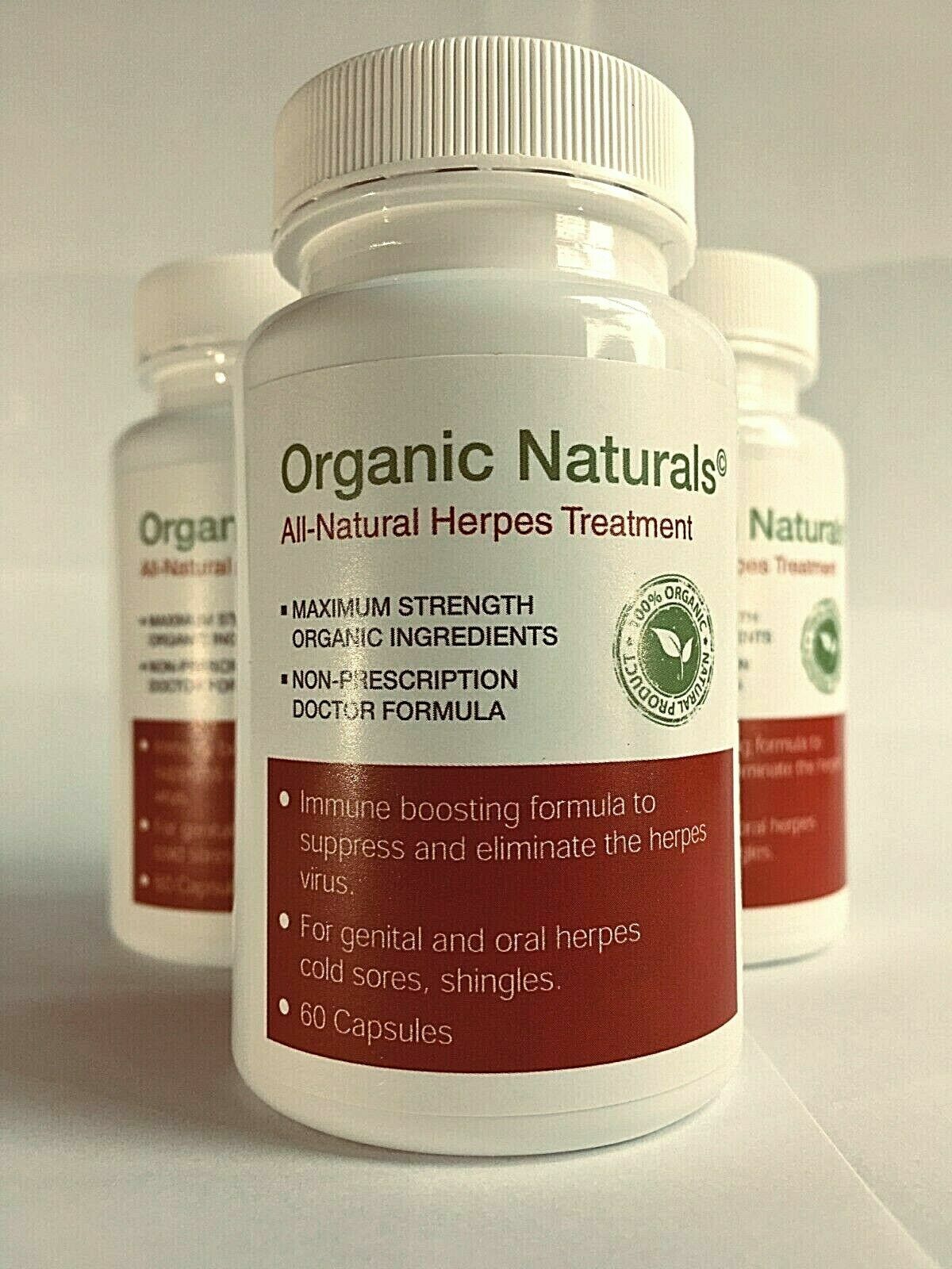 All-Natural Herpes Treatment Capsules - by Organic Naturals - 60 Capsules 3