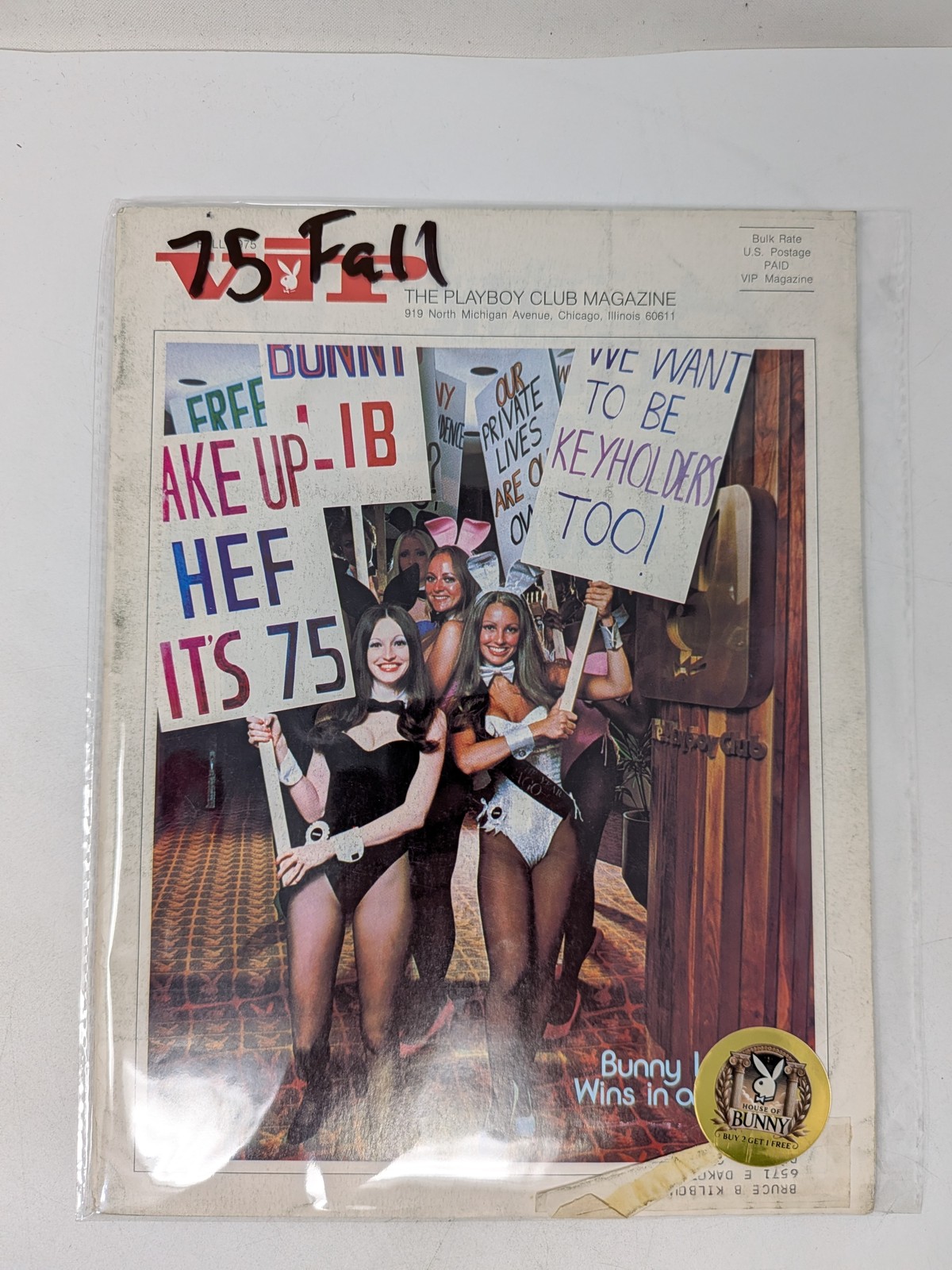 Playboy Club Magazine 🔥 VIP 🔥 Fall 1975 🔥
