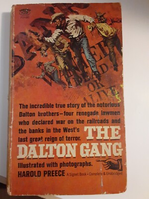 The Dalton Gang By Harold Preece Vintage Signet Book First Printing 1964