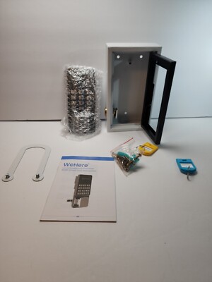 WeHere Wireless Smart Key Lock Box with APP, Electronic for House Wall Mount,