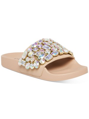 

STEVE MADDEN Женские сандалии без шнуровки на платформе с упрощенным носком розового цвета, 9 м, Розовый, SIMP03S1