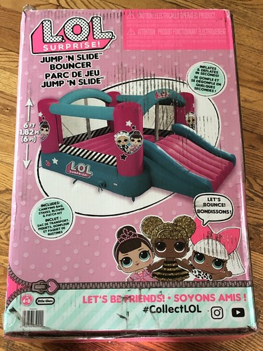 lol surprise jump and slide bouncer