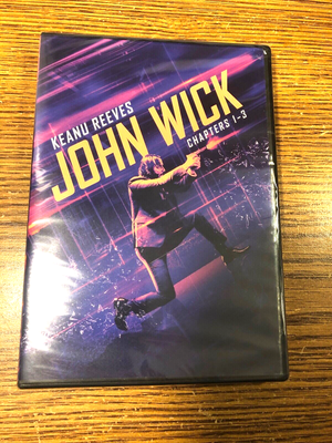 John Wick Chapter 1 3 DVD 1 2 3 Trilogy Movie Set Keanu Reeves