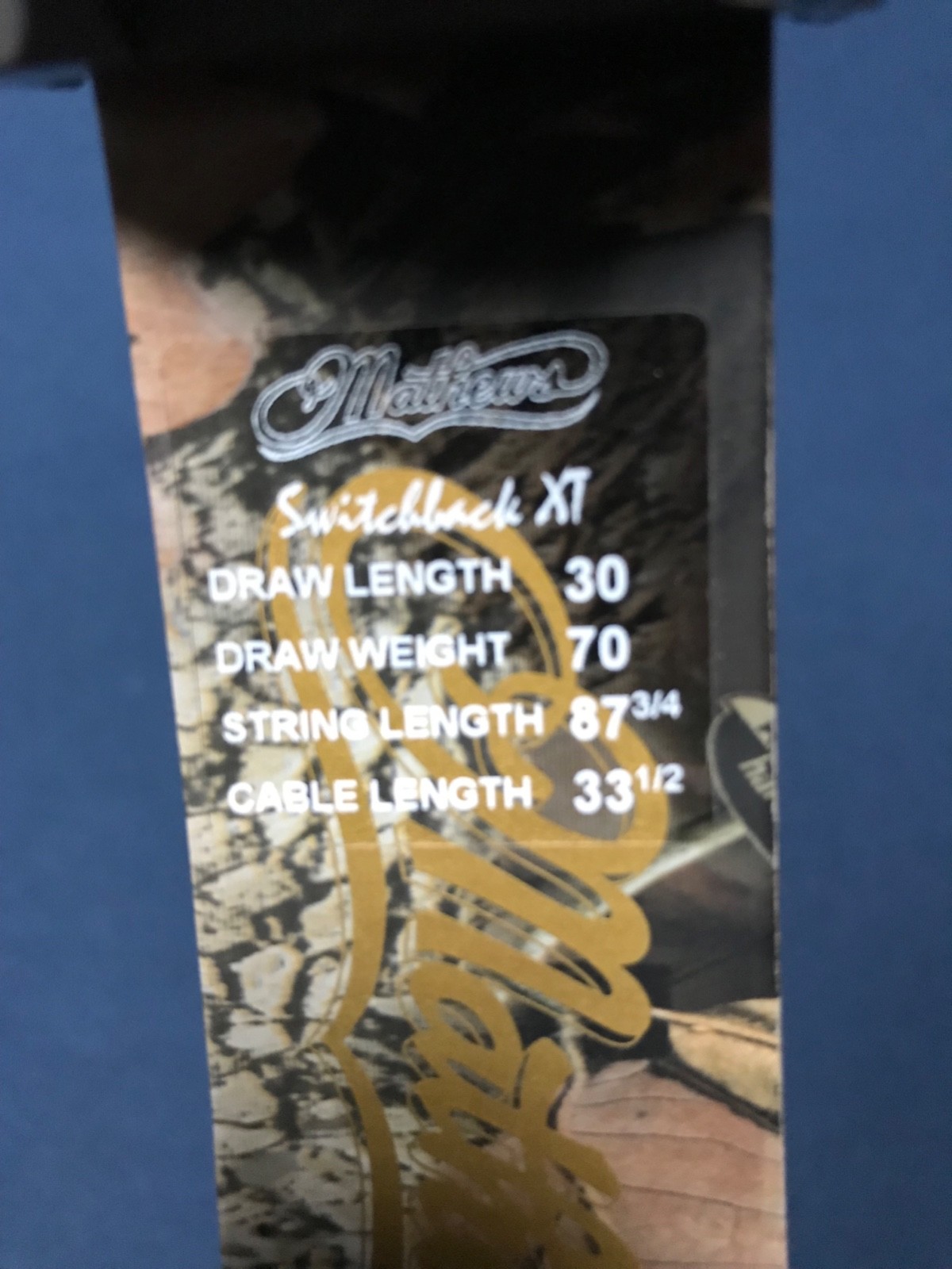 matthews switchback xt bow