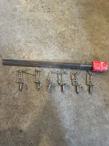 & 6 Red Flags-trapline Mole Trap-stainless Steel-usa Made! 6 Red Flags