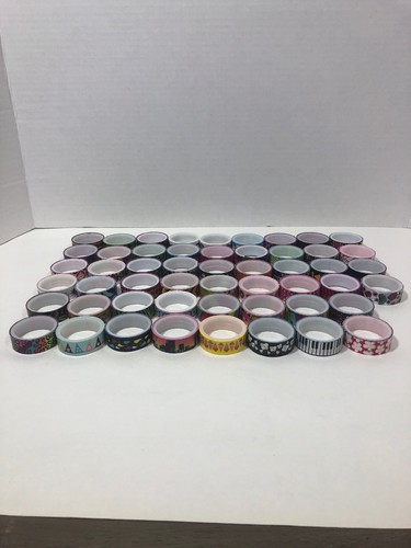 Washi Tape Rolls Mixed Lot of 52