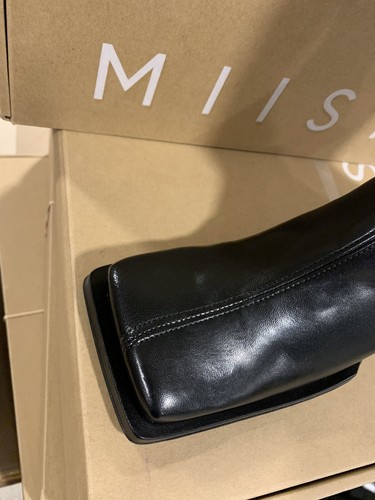 MIISTA IN BOX MIISTA BLACK BRENDA SONIC ANKLE BOOTS SZ 7.5