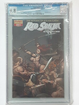 Red Sonja #13A CGC 9.8 Wraparound Silver Foil Cover Frank Cho SUPER RARE Book