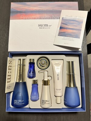 SU:M37 Water Full Special Set 7 Items Toner Emulsion Cream K-Beauty SUM37