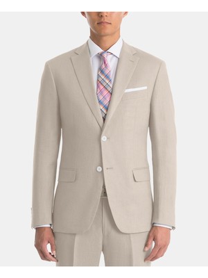 

Мужской однобортный бежевый пиджак RALPH LAUREN Ultraflex