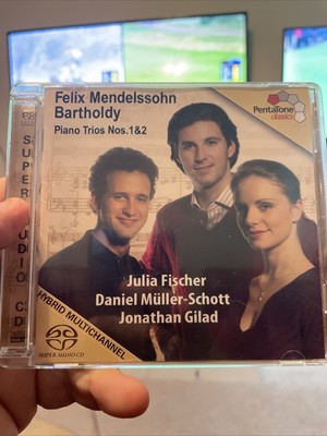 Mendelssohn Piano Trios Nos 1 & 2 Fischer Gilad Muller Schott SACD Hybrid CD