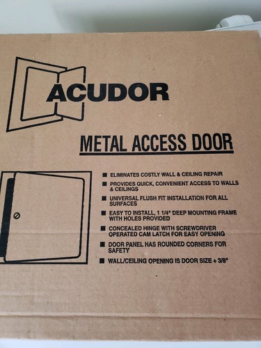 Acudor UF-5000 Metal Access Door Panel Hatch 12 x12 Wall Ceiling Made in Canada