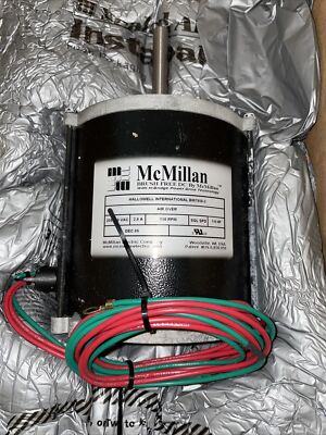 McMillan 1/4 HP 850 RPM Brush Free DC Motor BM7958-2