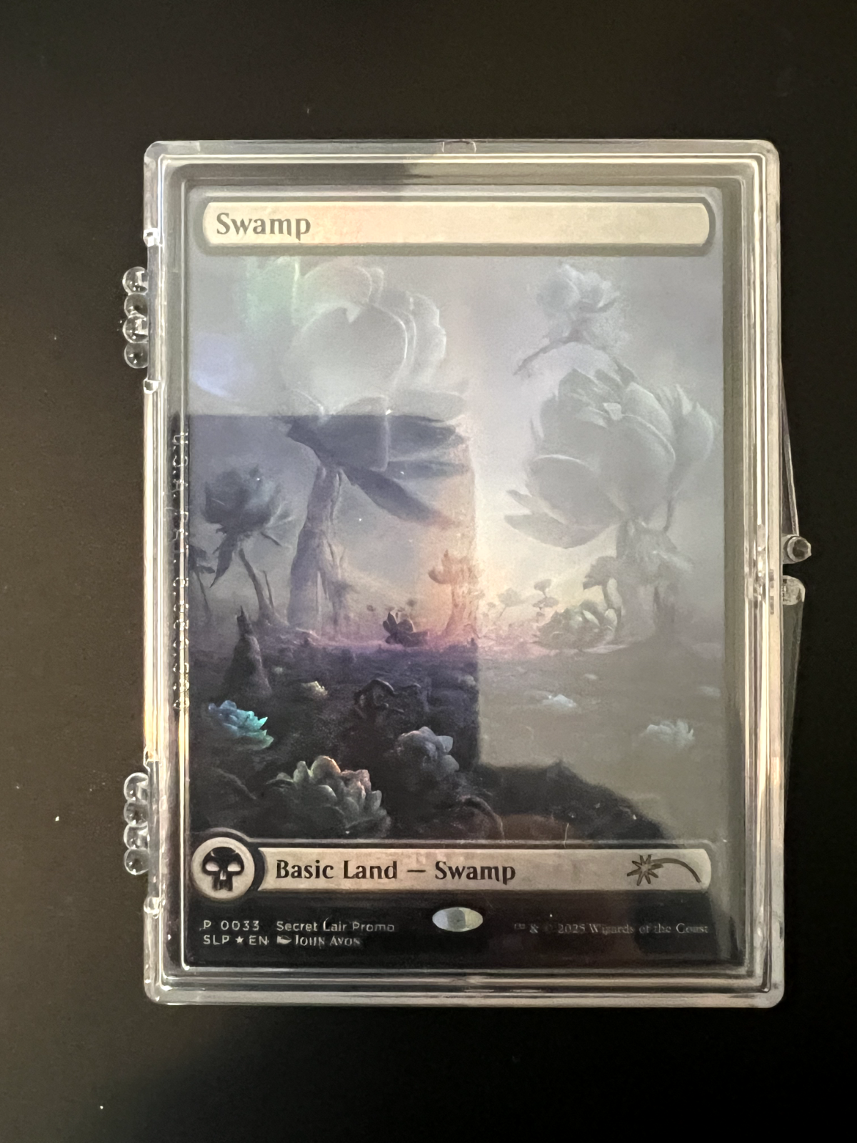 MTG 沼/Swamp Foil John Avon Secret Lair① MagicCon Las Vegas 2025 Secret Lair FOIL Promo Swamp NM 0033