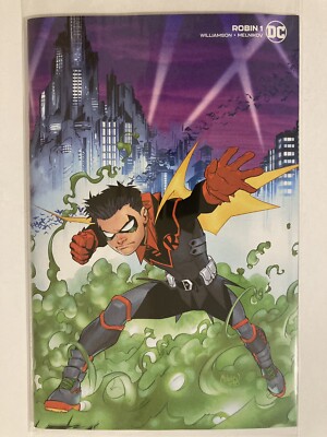 Robin #1 Wraparound Variant 1st App & Cover Of Flatline & Respawn (DC 2021) NM+