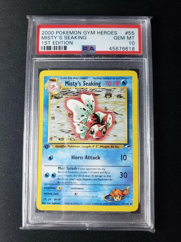 Seaking Uncommon Pokemon Card Neo Revelation 37//64 LP-EXC