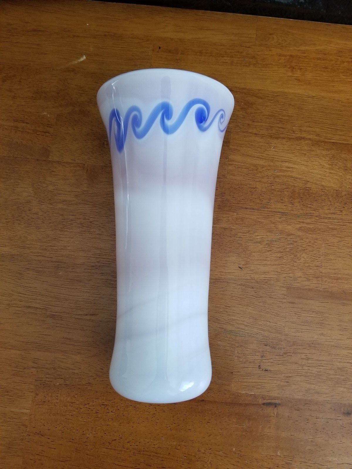 SIGNED ZELLIQUE STUDIO JOSHEP MOREL ART GLASS VASE 8 7/8