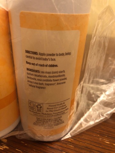 3 BURT'S BEES ORIGINAL 100% NATURAL BABY DUSTING POWDER 7.5OZ