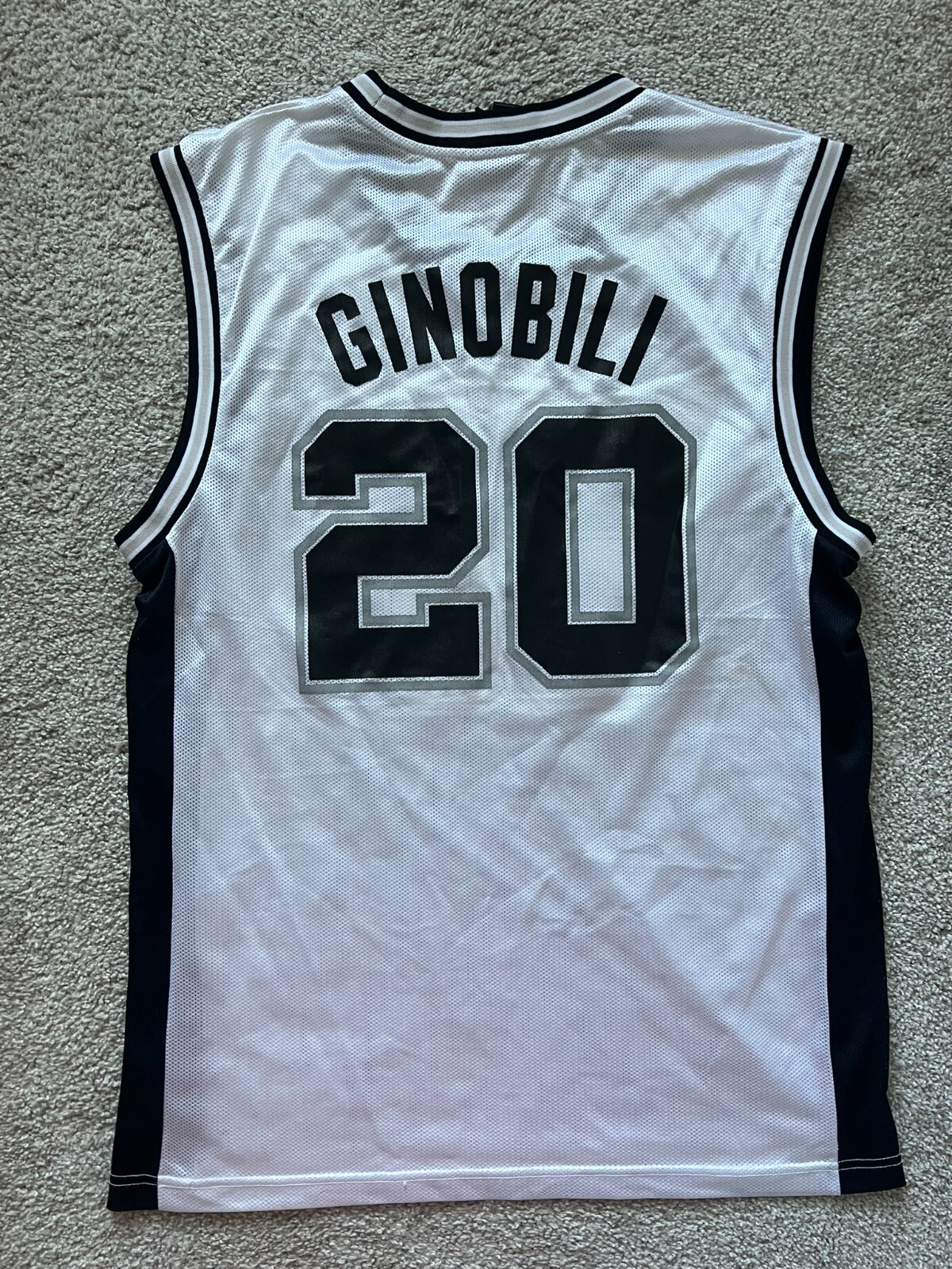 激レア‼️ 刺繍‼️NBAユニフォーム SA Spurs Manu Ginobili Manu Ginobili signed San Antonio Spurs NBA Finals Mitchell