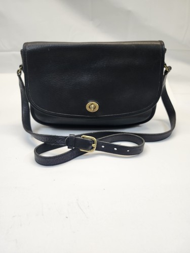 Vintage COACH City Bag 014 6125 Black Cross Body Bag | eBay