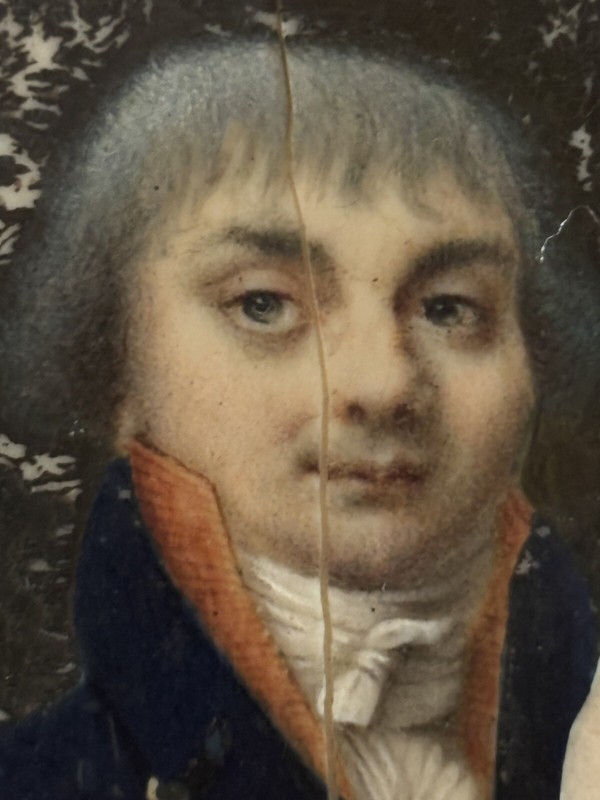 Miniature Fin 18eme-Portrait D'Homme-Dans LâÃ©Tat-Grande QualitÃ©-Proche Isabey