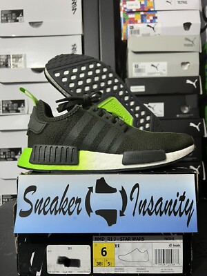 Size 6 - adidas NMD R1 x Star Wars Yoda 2019 Brand New -Deadstock- FW3941