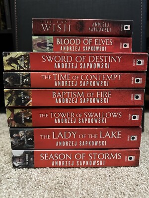 The Witcher Complete (8-Book) Series (Paperback) - Like New